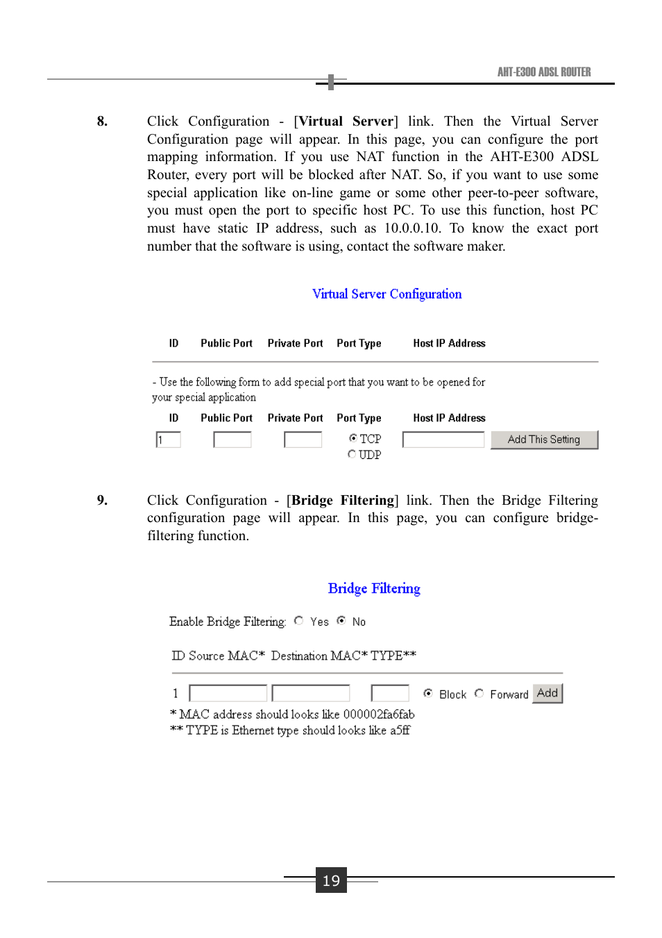 Sharp AHT-E300 User Manual | Page 23 / 44