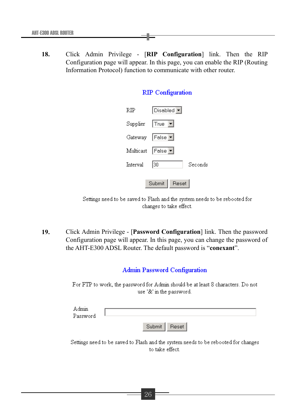 Sharp AHT-E300 User Manual | Page 30 / 44