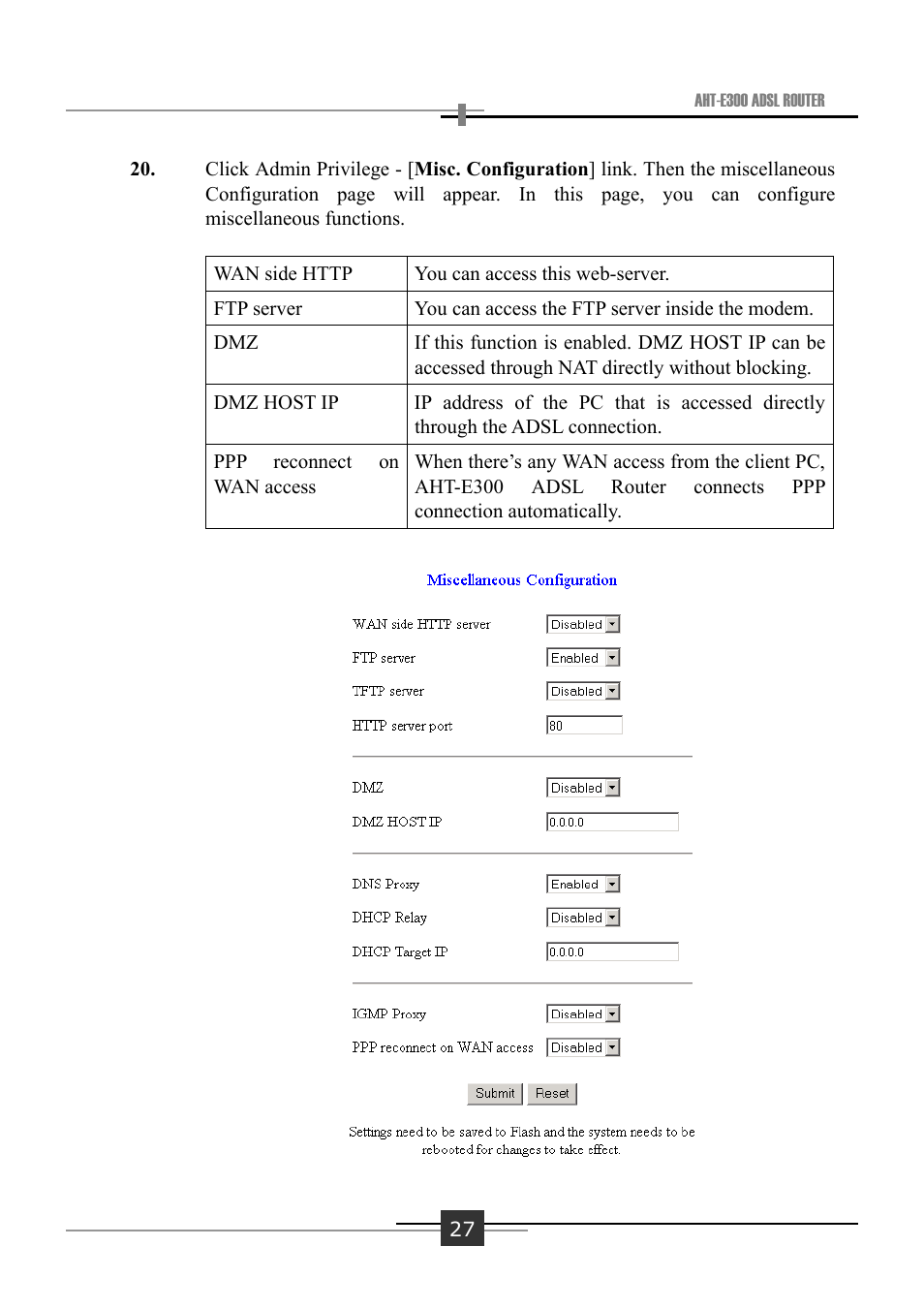 Sharp AHT-E300 User Manual | Page 31 / 44