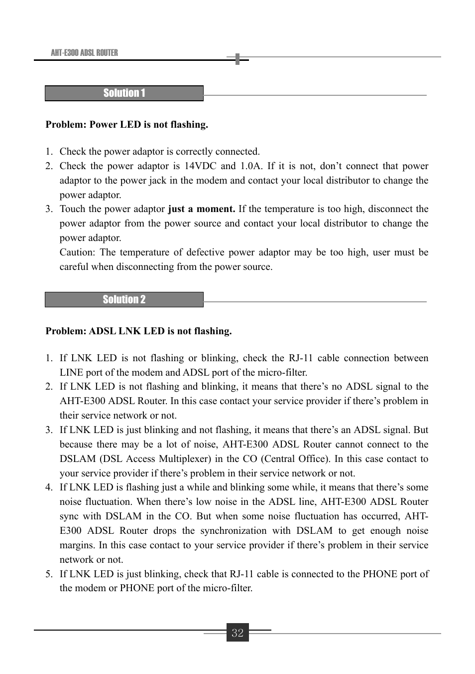 Sharp AHT-E300 User Manual | Page 36 / 44