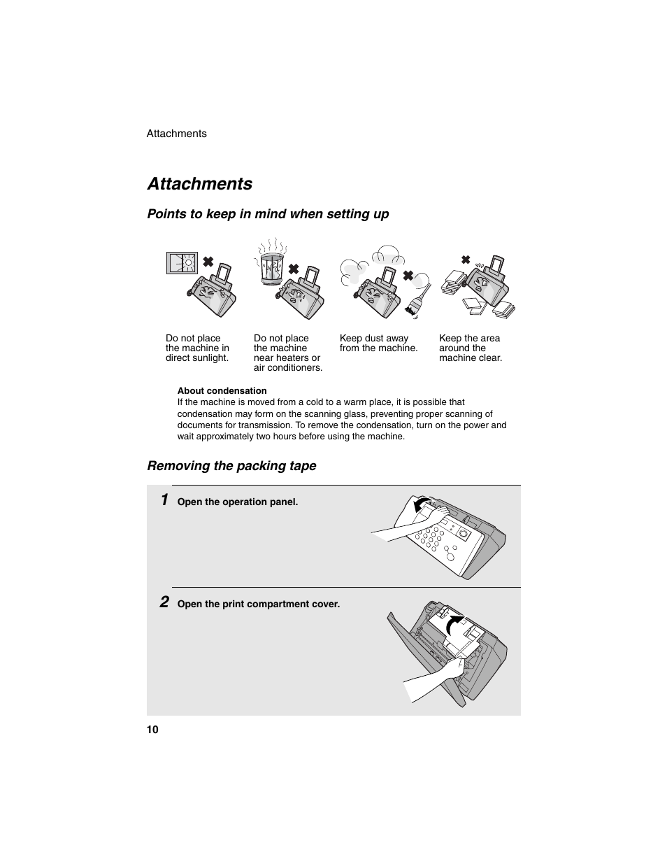 Attachments | Sharp UX-B20 User Manual | Page 12 / 104