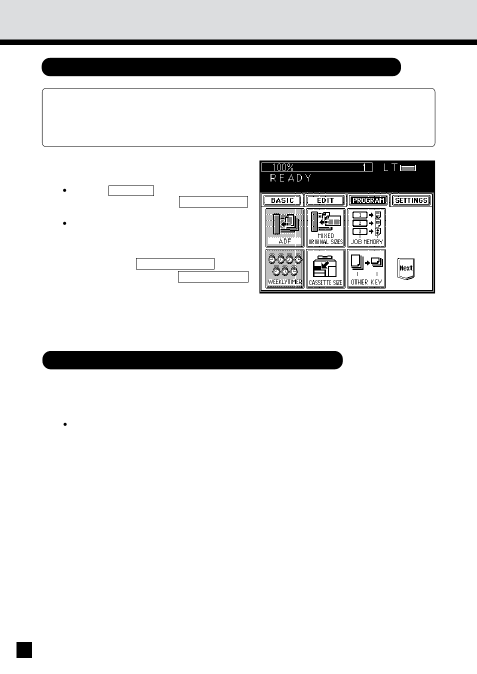 Weekly timer (cont.) | Sharp AR-650 User Manual | Page 104 / 181