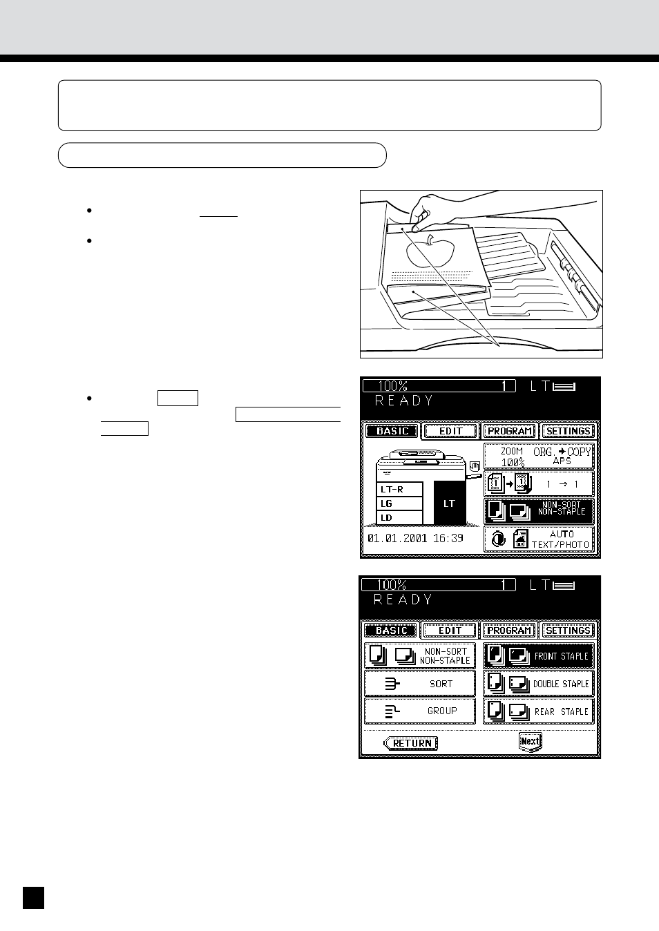 Stapling | Sharp AR-650 User Manual | Page 122 / 181