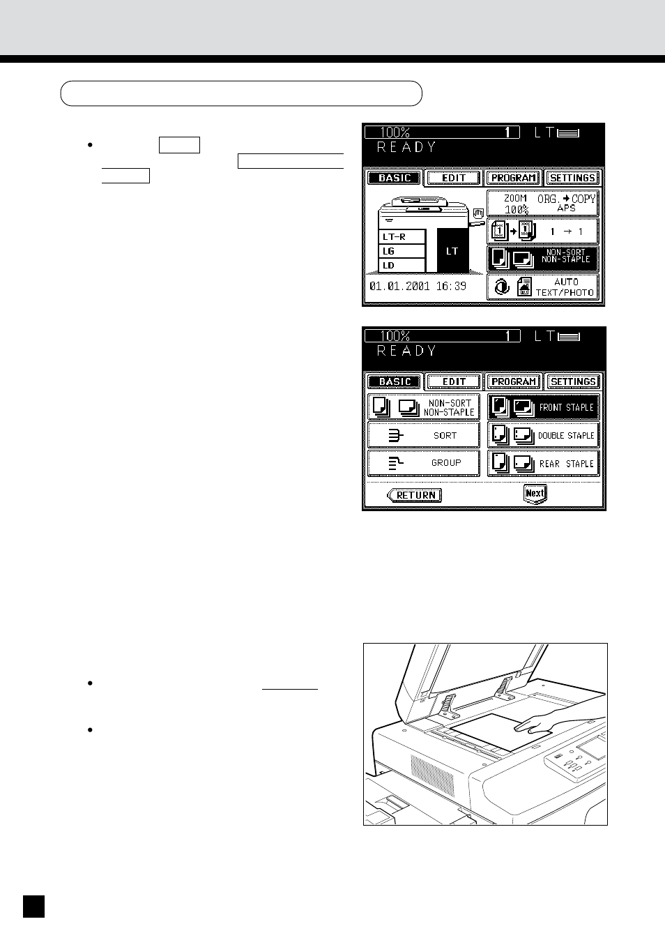 Stapling (cont.) | Sharp AR-650 User Manual | Page 124 / 181