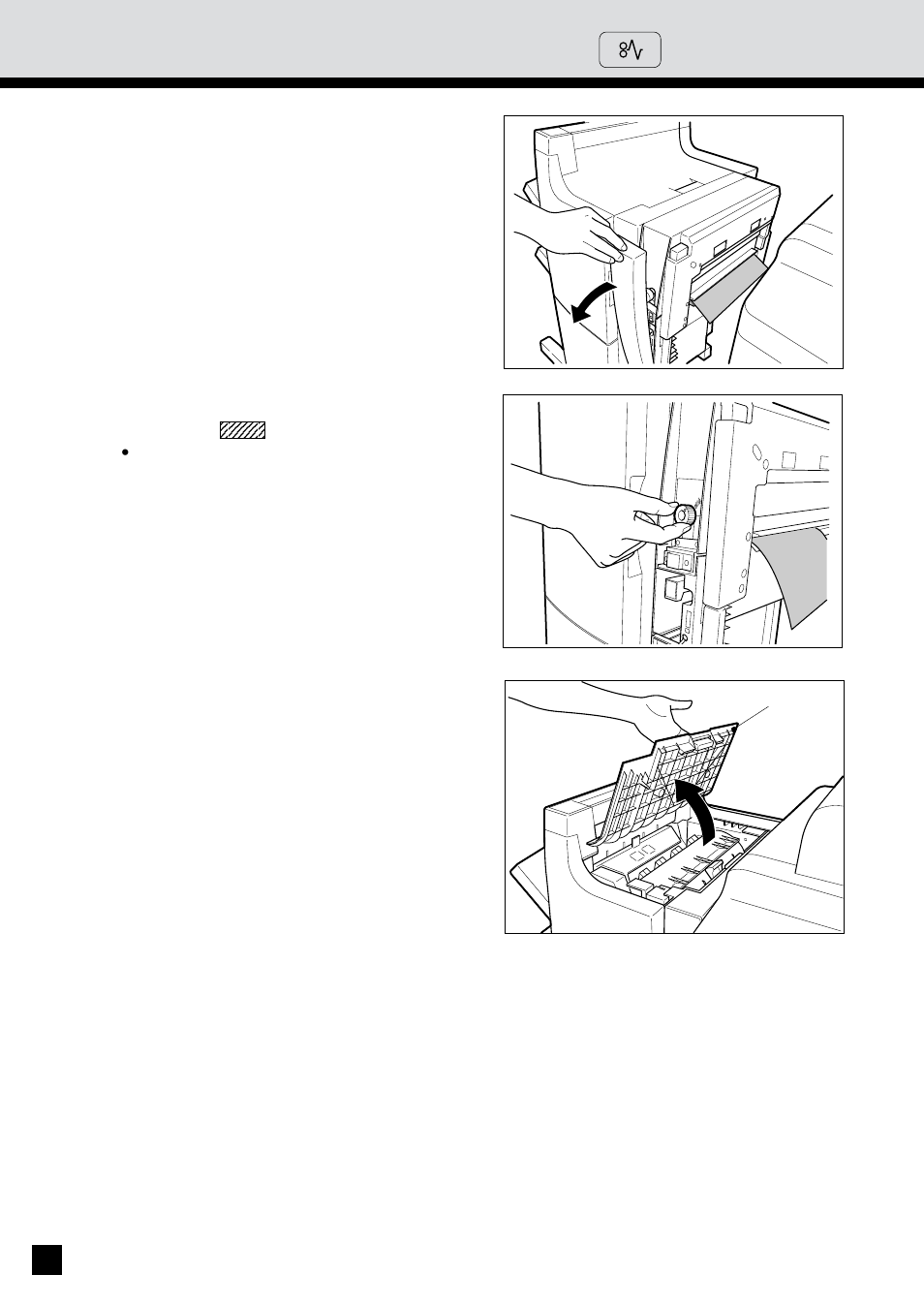 Finisher/hole punching unit misfeed symbol (cont.) | Sharp AR-650 User Manual | Page 154 / 181