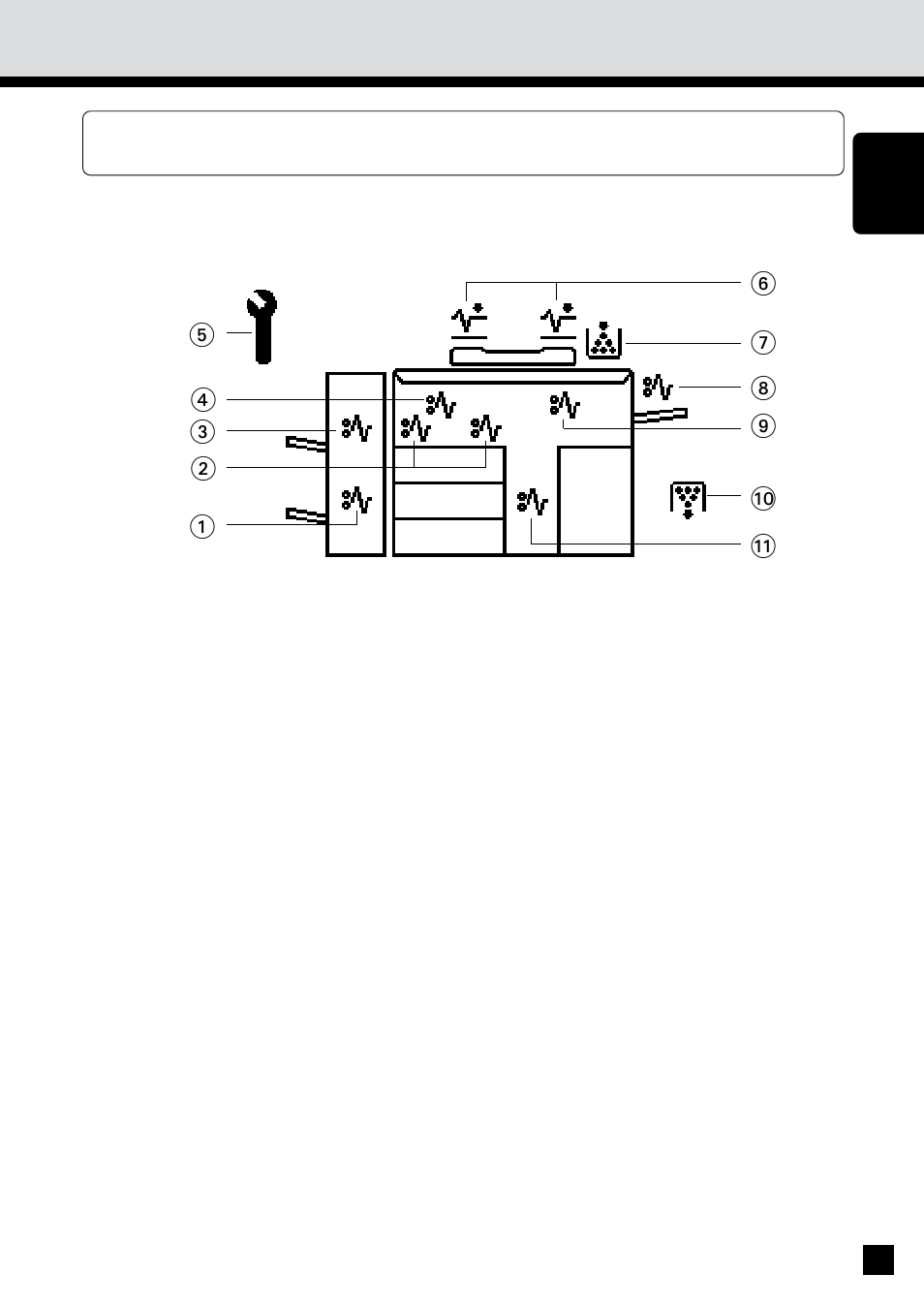 Description of the graphic display | Sharp AR-650 User Manual | Page 17 / 181