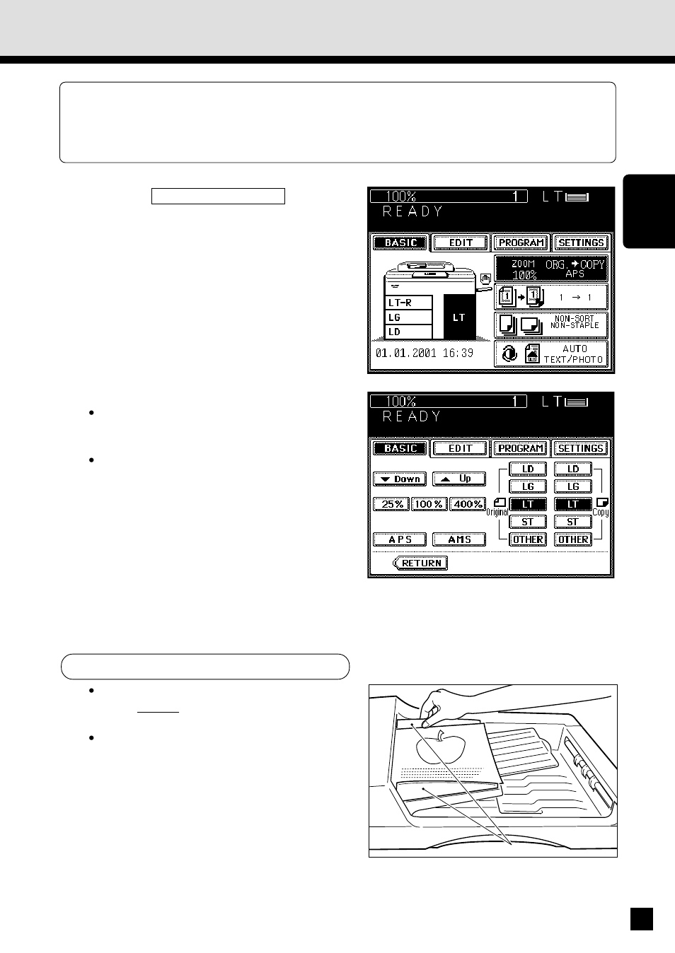 Actual-size copying by specifying the copy size | Sharp AR-650 User Manual | Page 31 / 181
