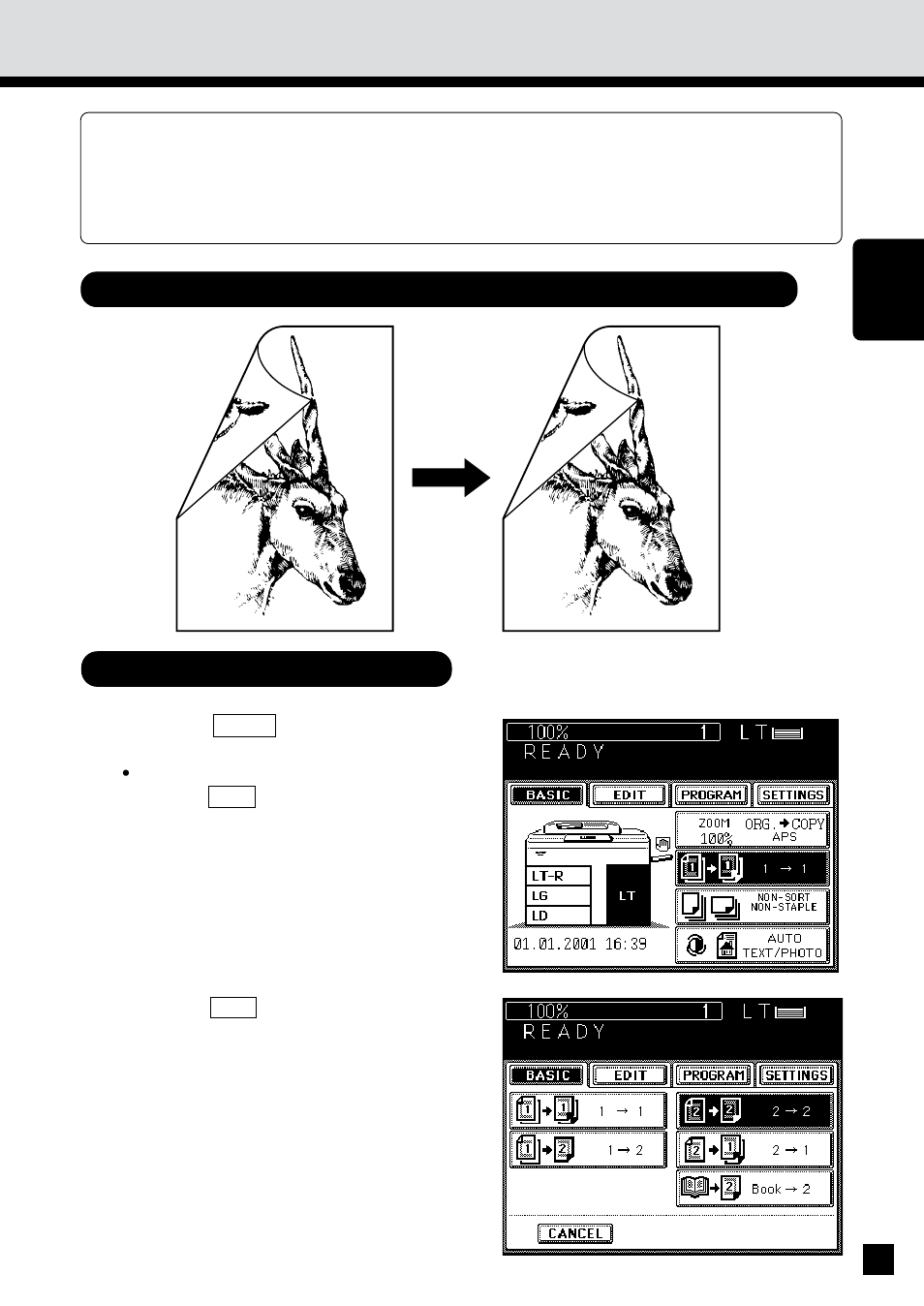 Duplexed copies from two-sided originals | Sharp AR-650 User Manual | Page 43 / 181