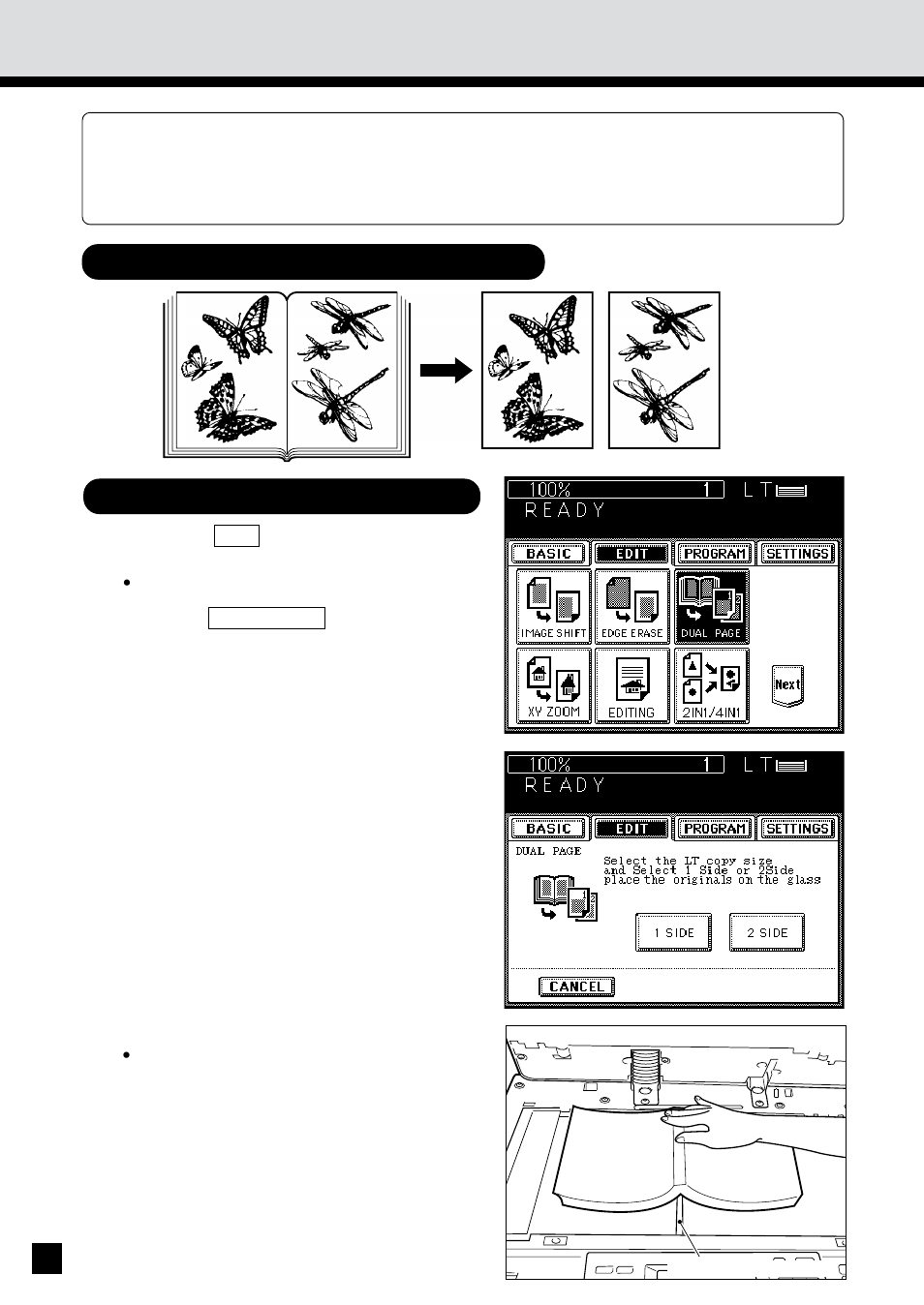 Dual-page copying | Sharp AR-650 User Manual | Page 64 / 181