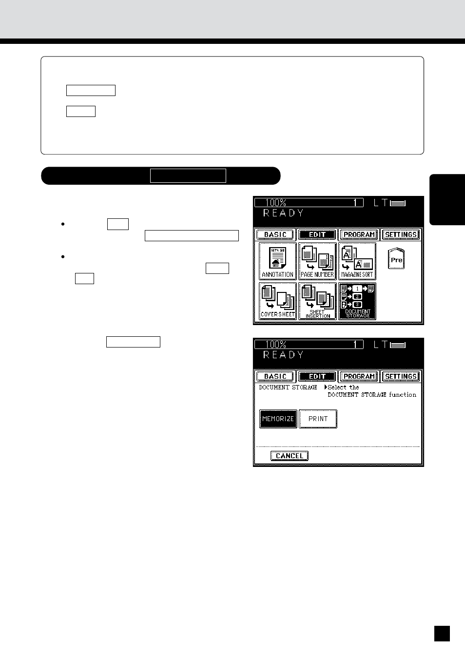 Document storage | Sharp AR-650 User Manual | Page 93 / 181