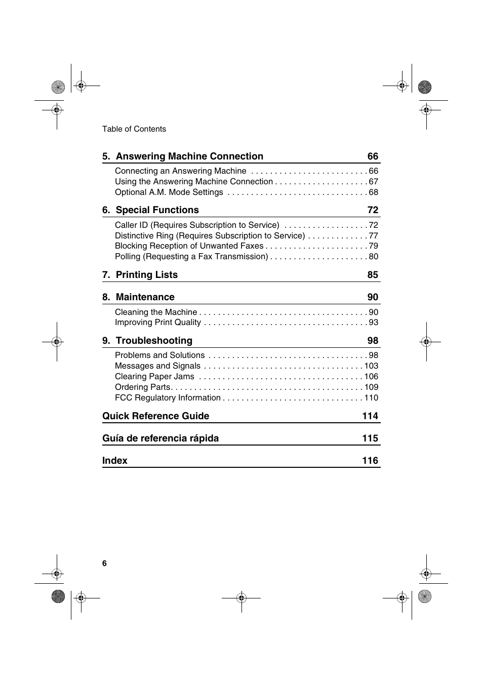 Sharp UX-B700 User Manual | Page 8 / 122