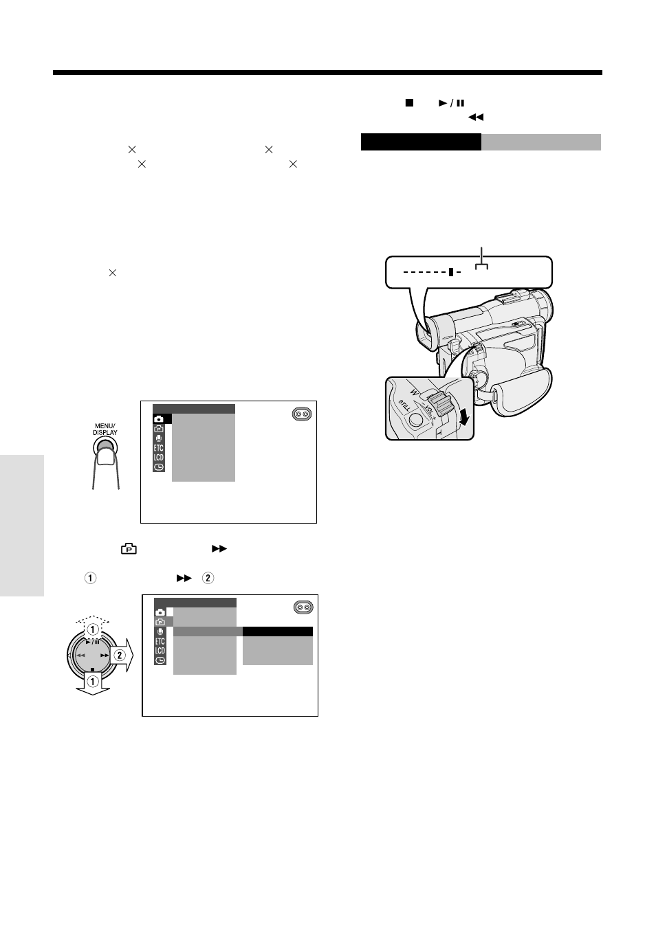 Setting the digital zoom, 0 0 1 dg t l zoom, Useful features camera recording | Sharp VL-WD250U User Manual | Page 42 / 92