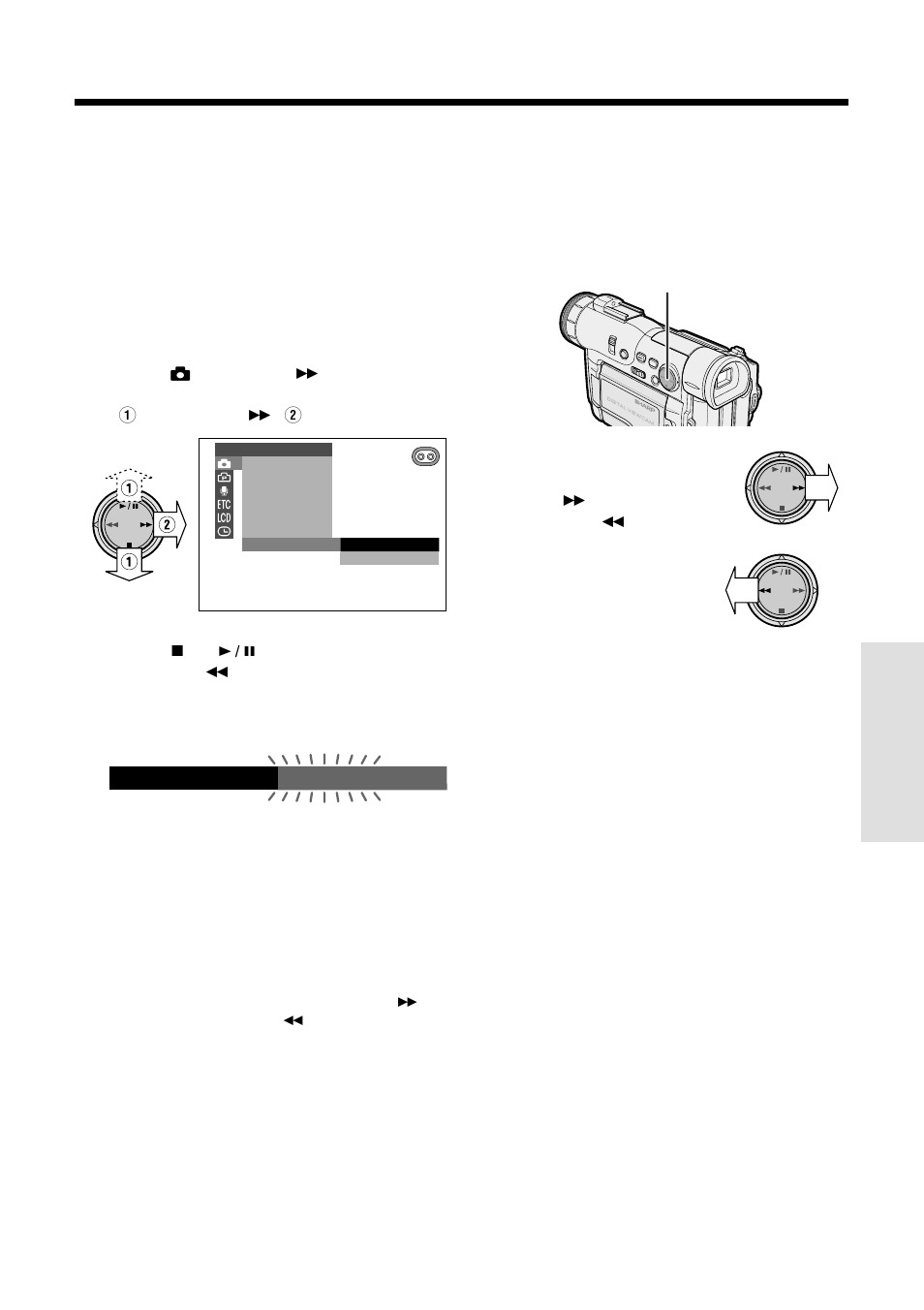 Quick return, Edit search | Sharp VL-WD250U User Manual | Page 47 / 92