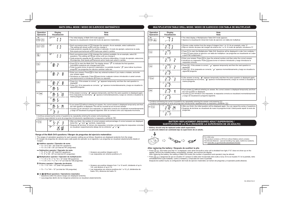 Sharp Elsimate EL-S25 User Manual | Page 2 / 2