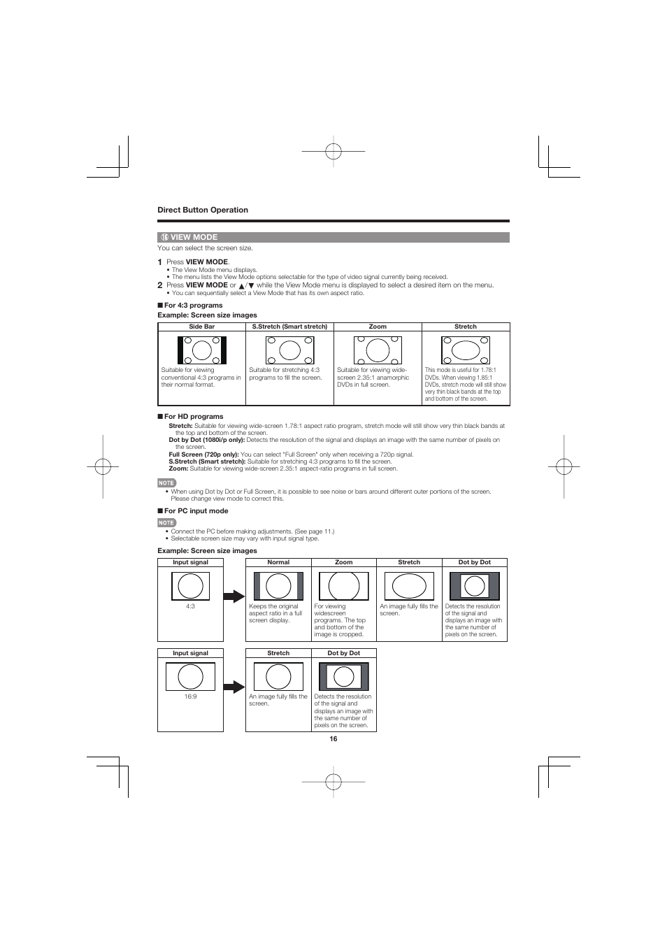 Sharp Aquos LC C4067U User Manual | Page 16 / 32