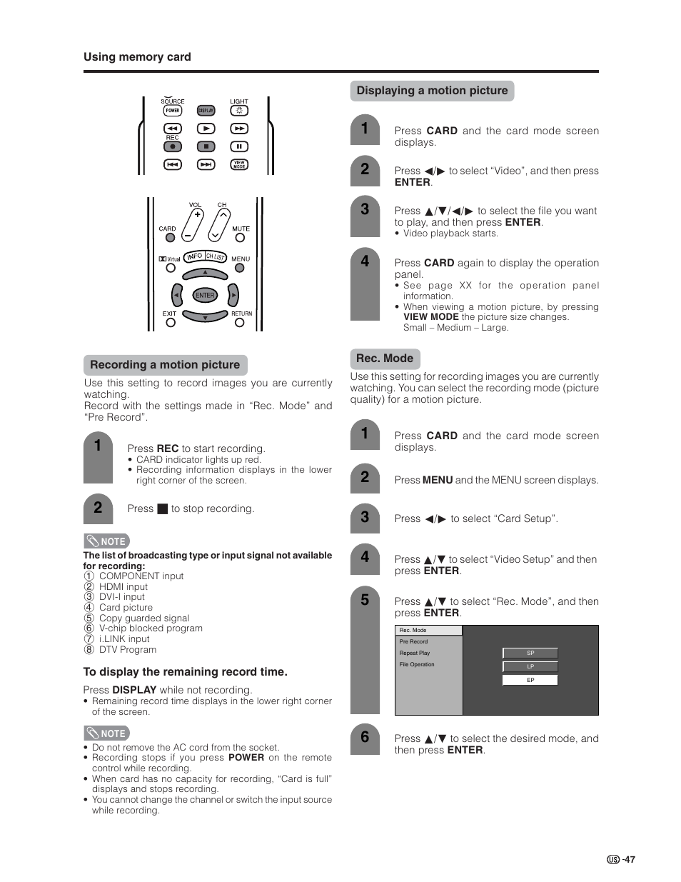 Sharp Aquos LC 26GD4U User Manual | Page 48 / 103