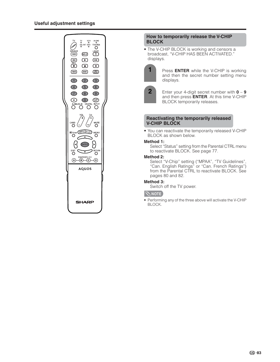 Sharp Aquos LC 26GD4U User Manual | Page 84 / 103