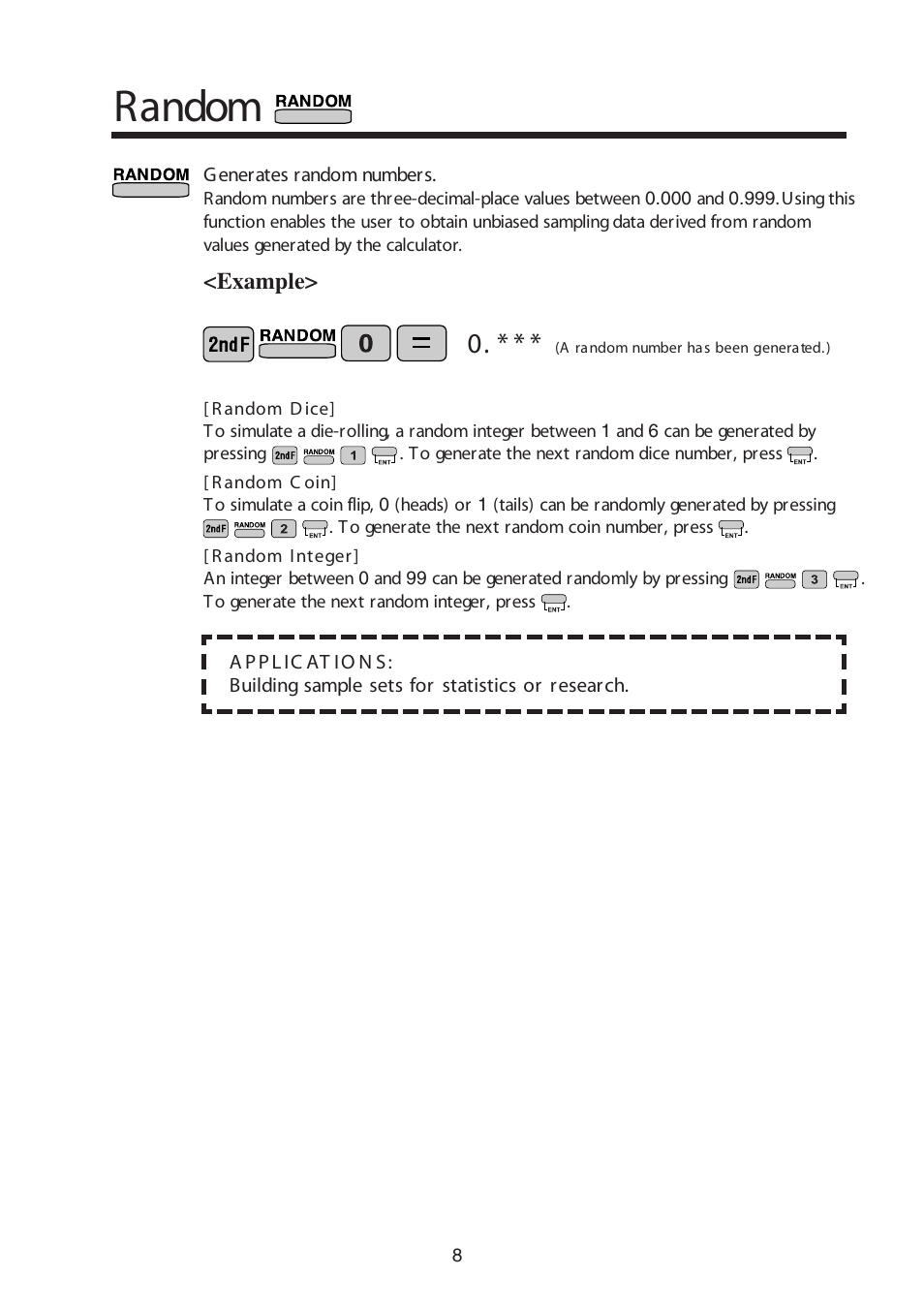 Random | Sharp W Series User Manual | Page 9 / 33