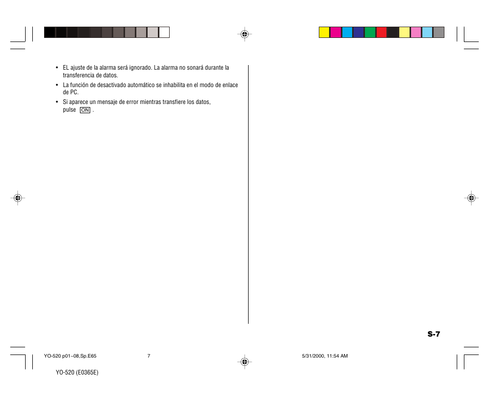 Sharp YO-520 User Manual | Page 37 / 40