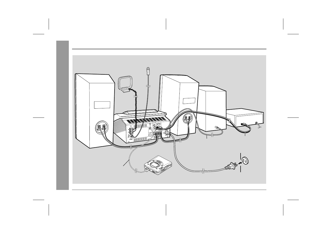 System connections | Sharp XL-3000 User Manual | Page 12 / 32
