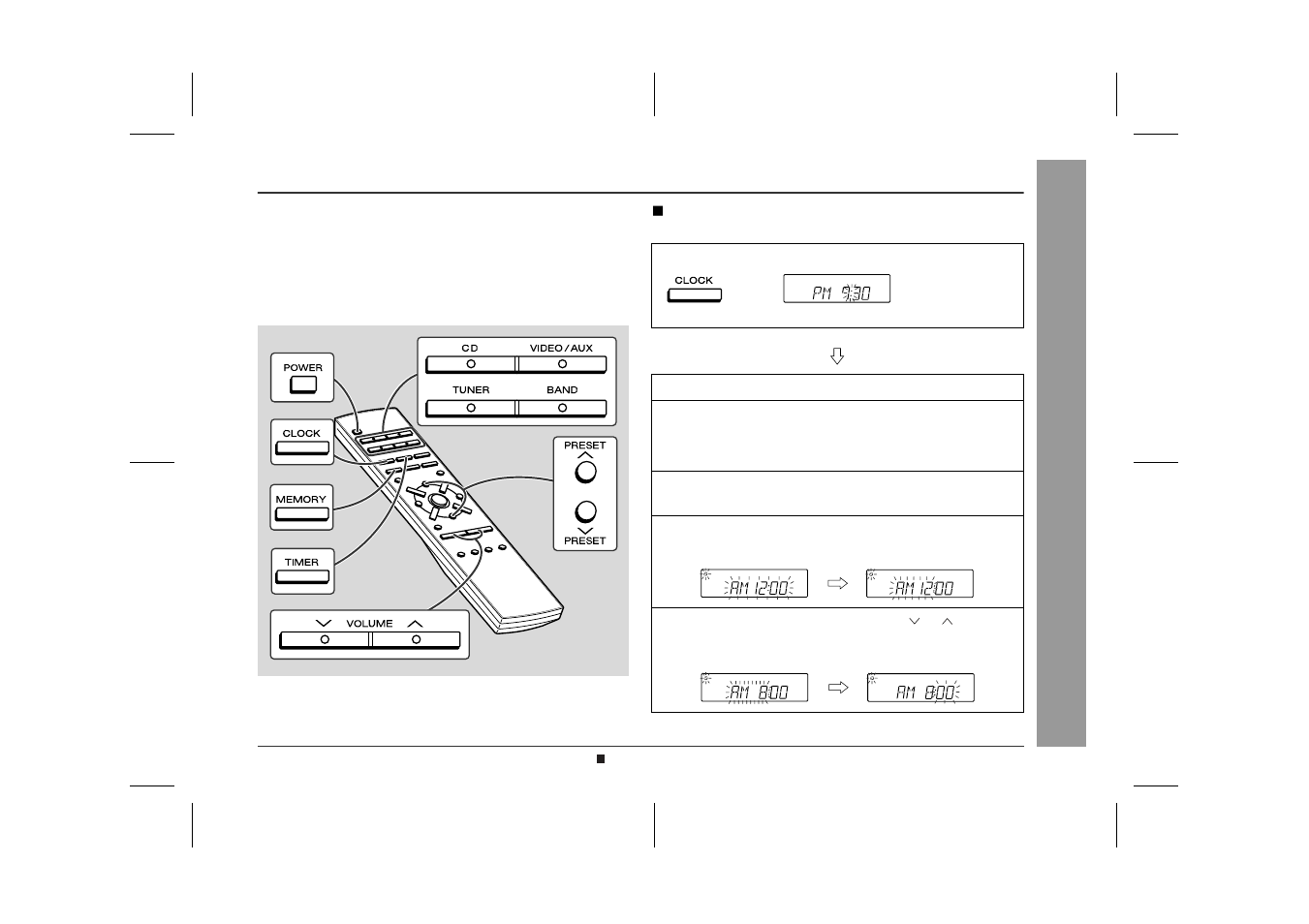 Timer and sleep operation | Sharp XL-3000 User Manual | Page 25 / 32