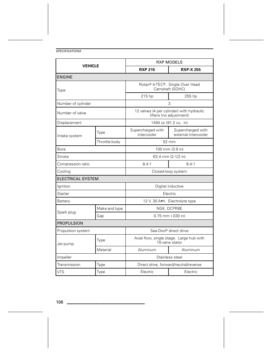 Ski-Doo WAKE Series User Manual | Page 108 / 148