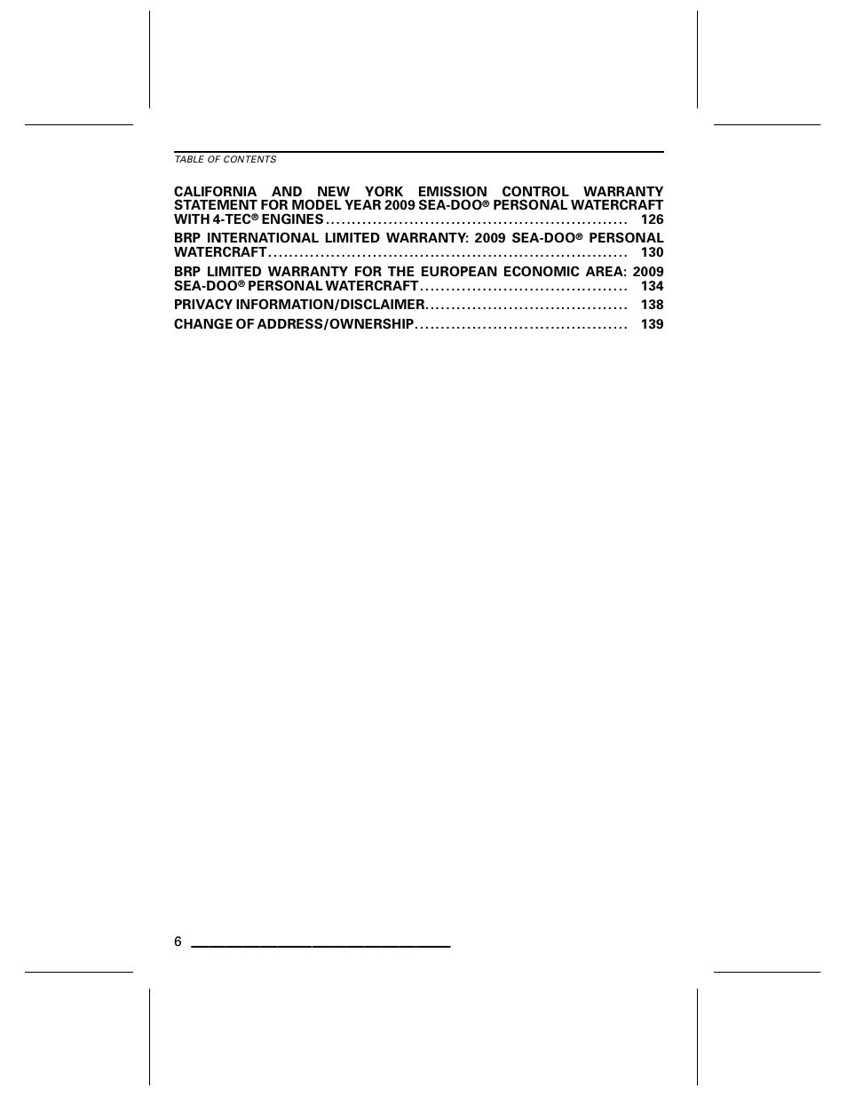Ski-Doo WAKE Series User Manual | Page 8 / 148