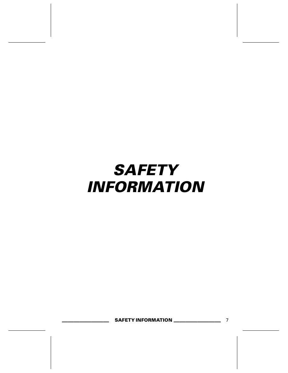 Safety information | Ski-Doo WAKE Series User Manual | Page 9 / 148