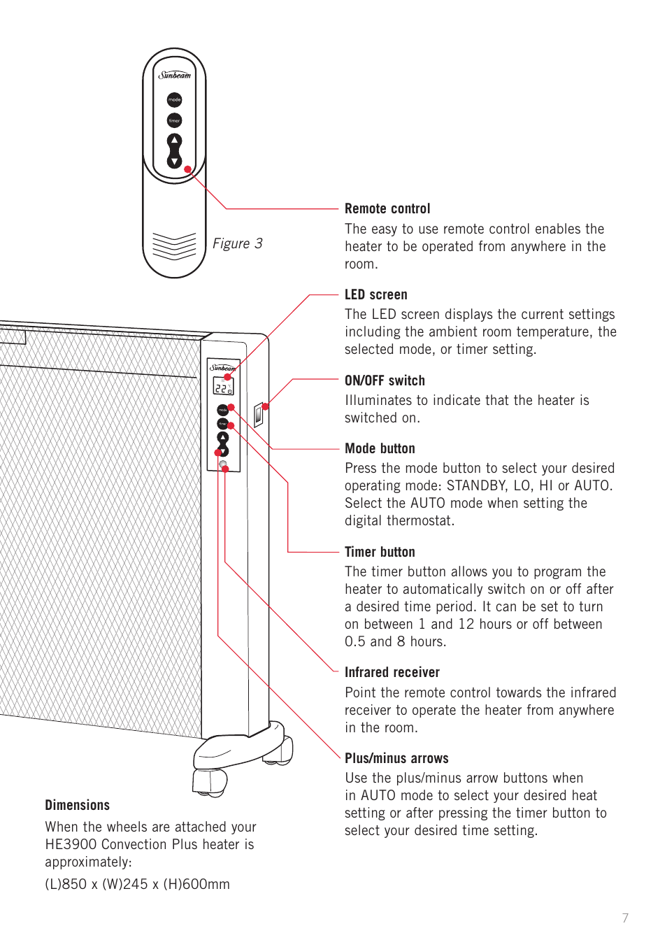 Sunbeam Bedding HE3100 User Manual | Page 9 / 16