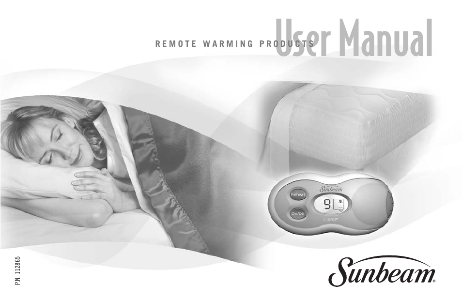 Sunbeam Bedding Remote Warming Products User Manual | 30 pages