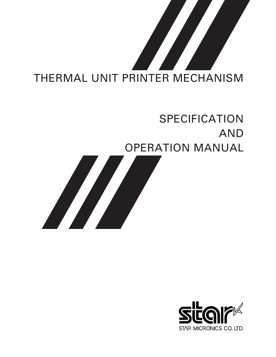 Star Micronics TUP482-24 User Manual | 42 pages