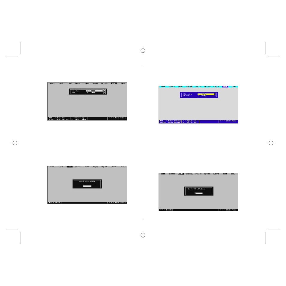Changing the printer port, Changement du port d’imprimante | Star Micronics LC-90 User Manual | Page 52 / 131