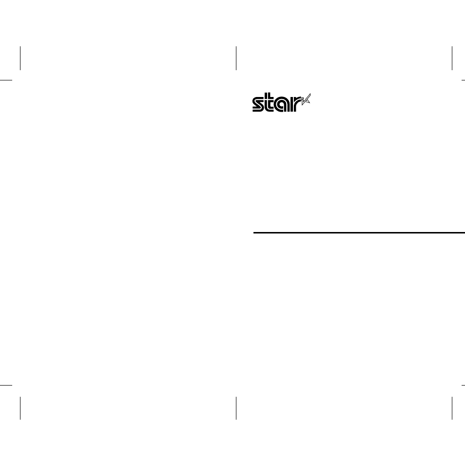 Star Micronics NX-2460C User Manual | 82 pages