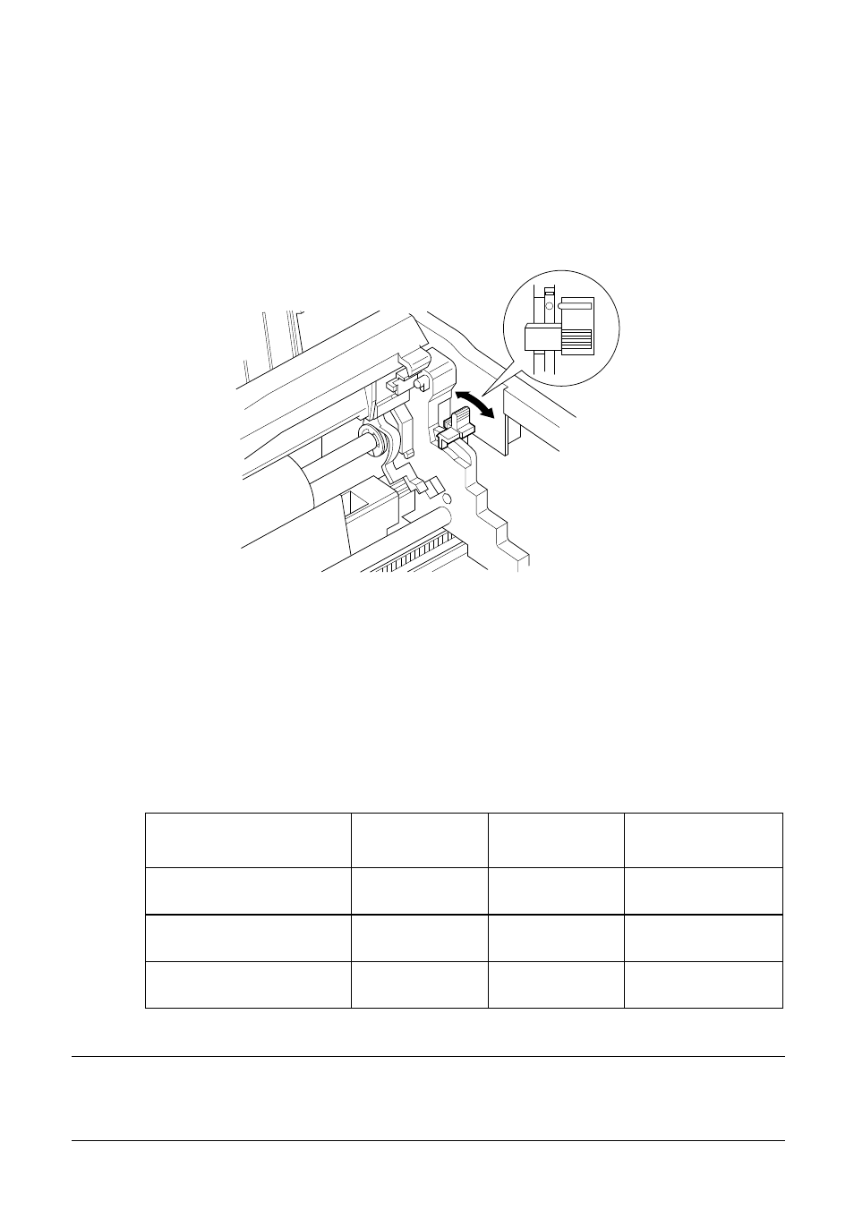 Adjusting for paper thickness | Star Micronics NX-2460C User Manual | Page 46 / 82