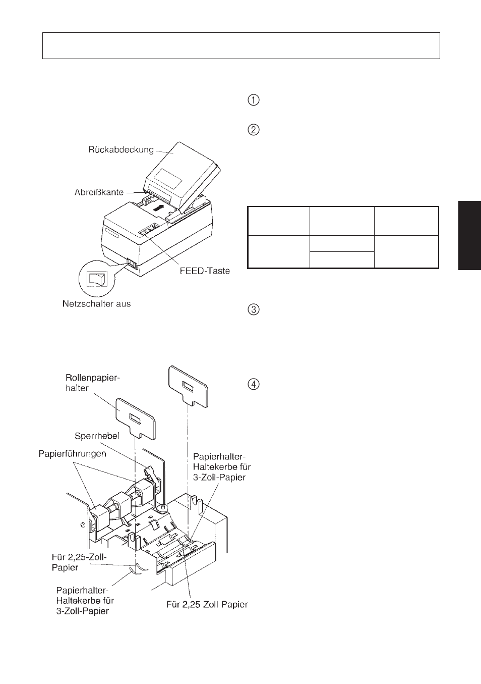 Einlegen des papiers, 1. sp317 | Star Micronics Star SP317 User Manual | Page 31 / 63