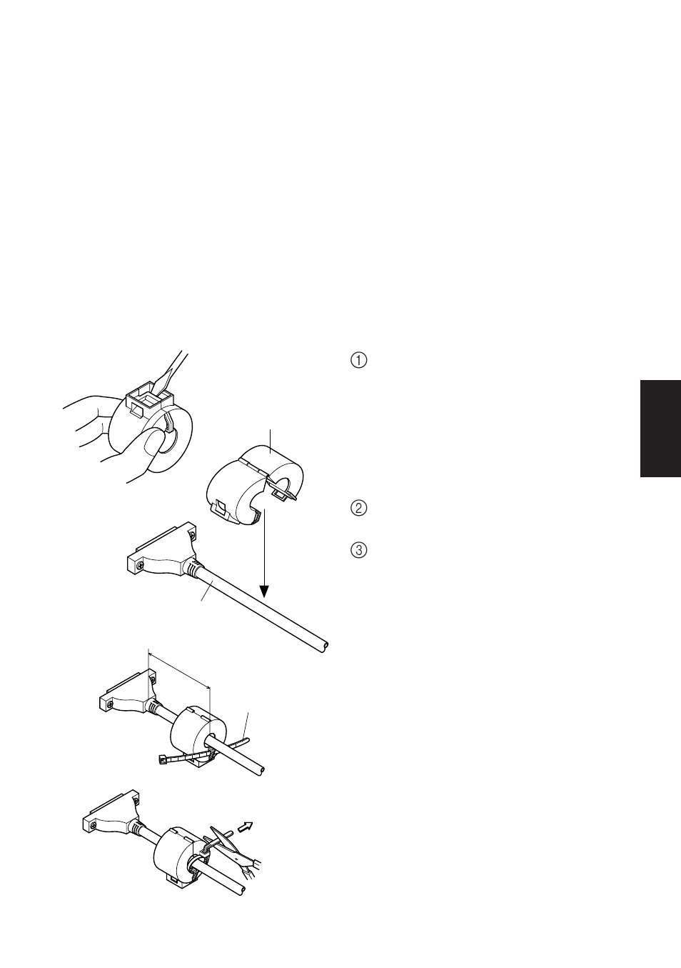3. rimozione della carta, 4. collegamento del cavo interfaccia | Star Micronics SP200F User Manual | Page 83 / 111