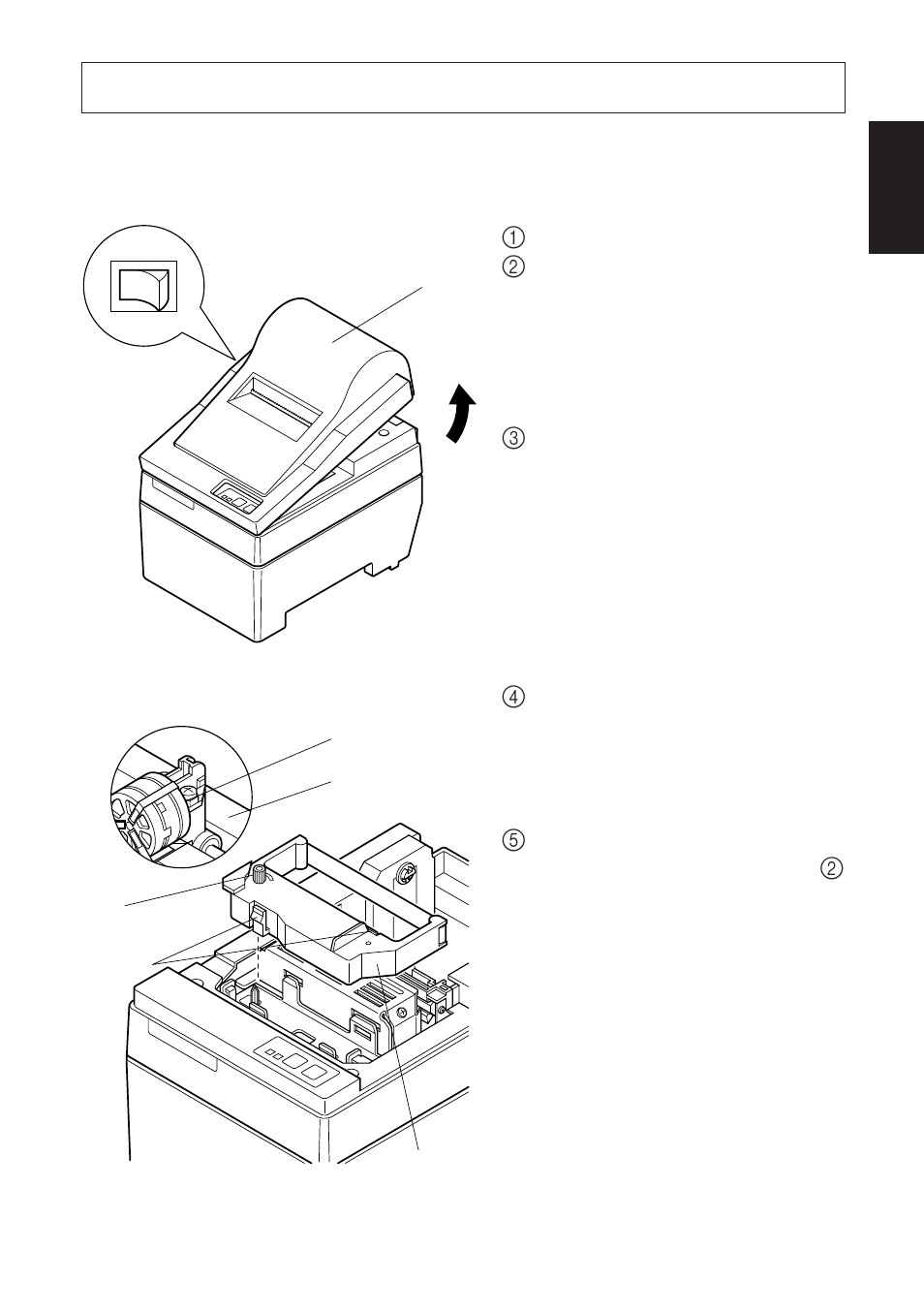 Loading the ribbon cartridge and paper, 1. sp210 type | Star Micronics SP200F User Manual | Page 9 / 111