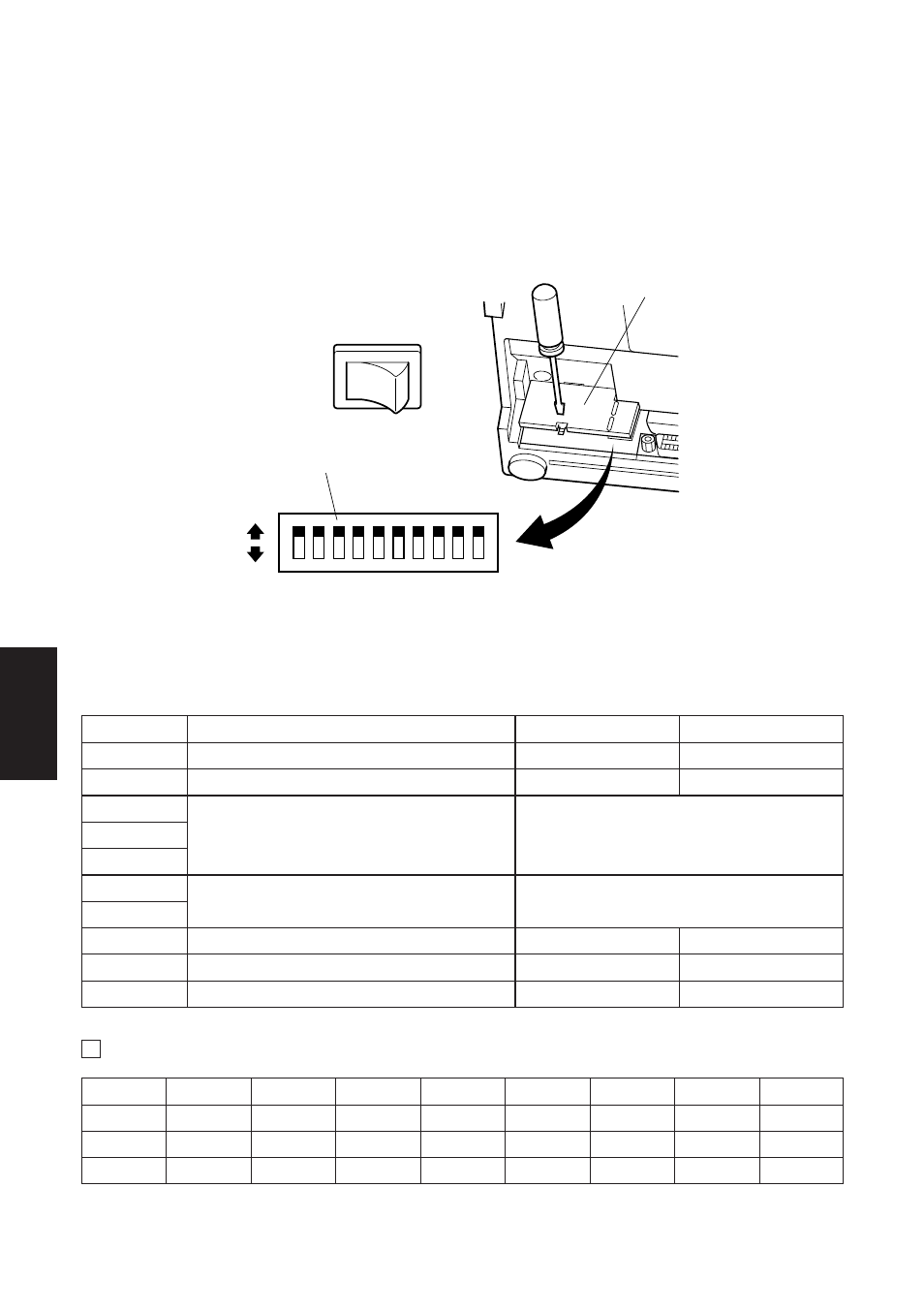A-3. dip switch setting, Dip-sw factory presetting: all on, International character set | Star Micronics SP200F User Manual | Page 92 / 111
