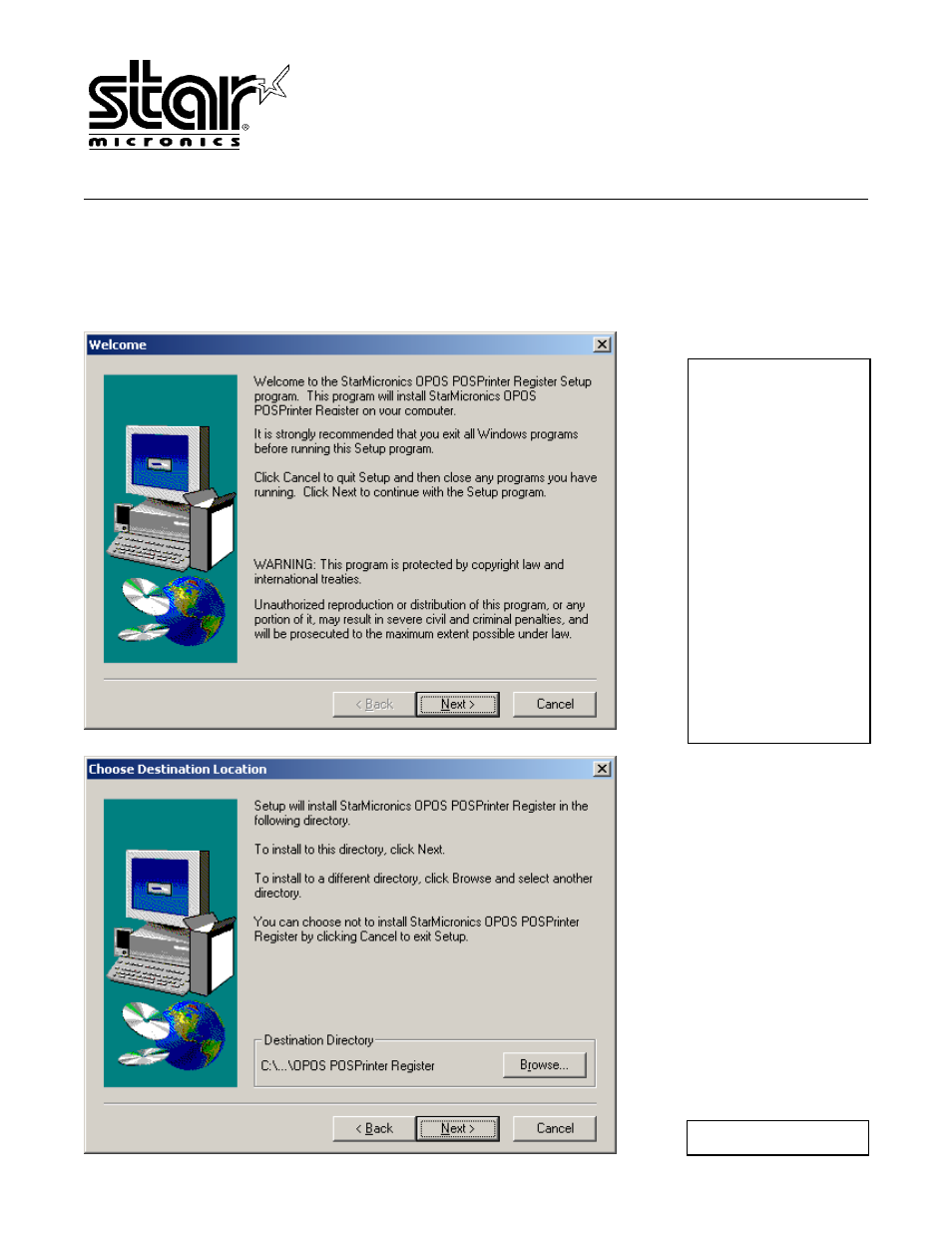 Installing opos drivers | Star Micronics USB User Manual | Page 14 / 17