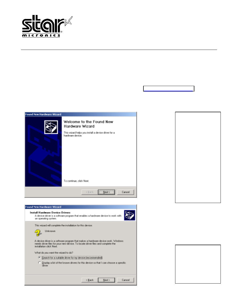 Installing, Usb printer, Printer class’ functionality | Star Micronics USB User Manual | Page 3 / 17