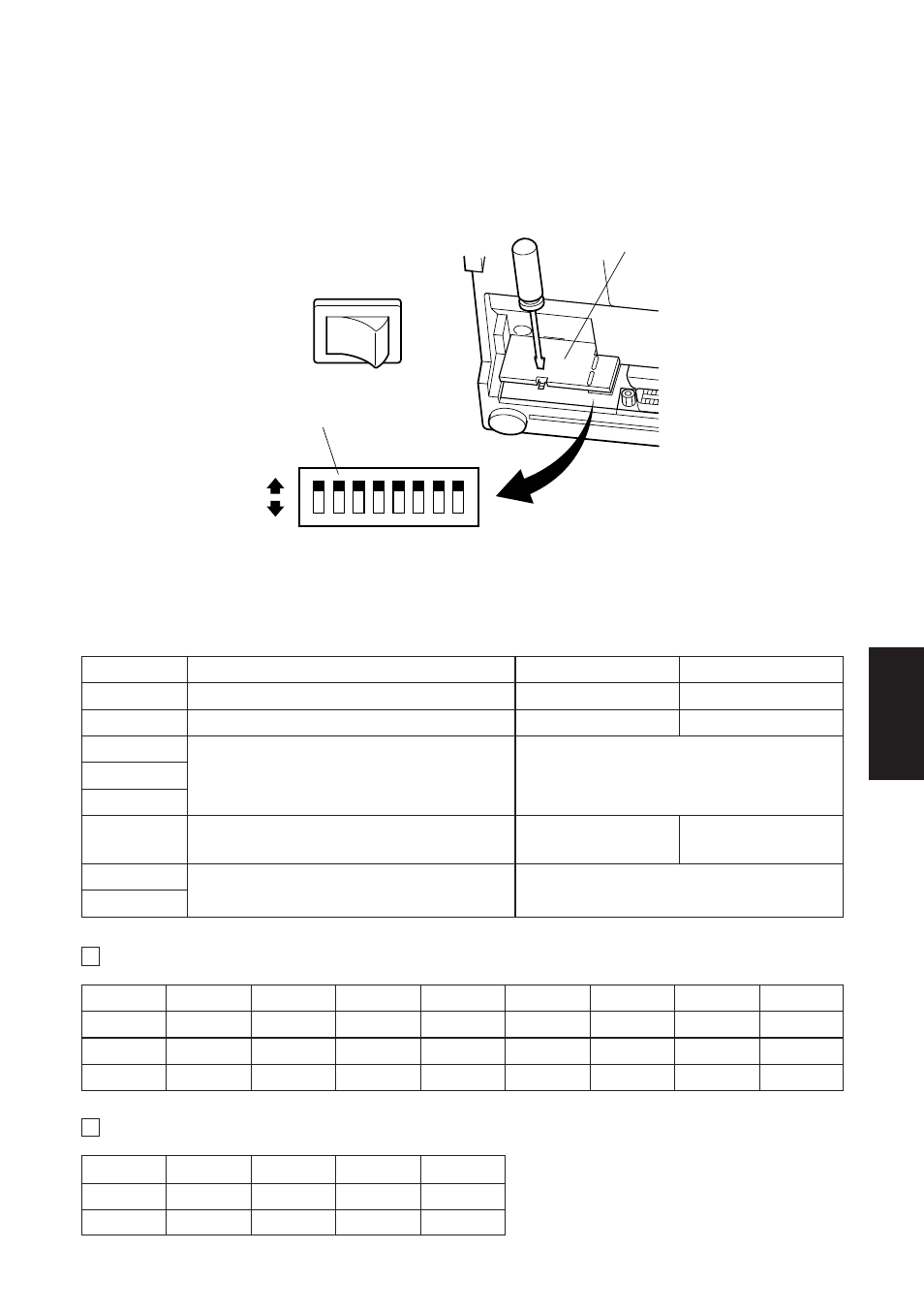 B-4. dip switch setting, Dip-sw factory presetting: all on, International character set | Character generation | Star Micronics SP200F SERIES User Manual | Page 101 / 114