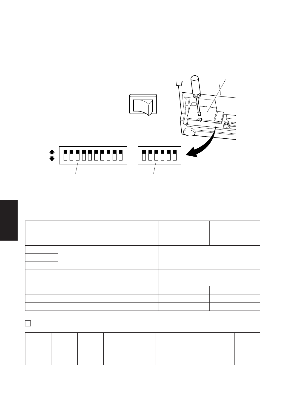 A-3. dip switch setting, Dip-sw 1 factory presetting: all on, International character set | Star Micronics SP200F SERIES User Manual | Page 92 / 114