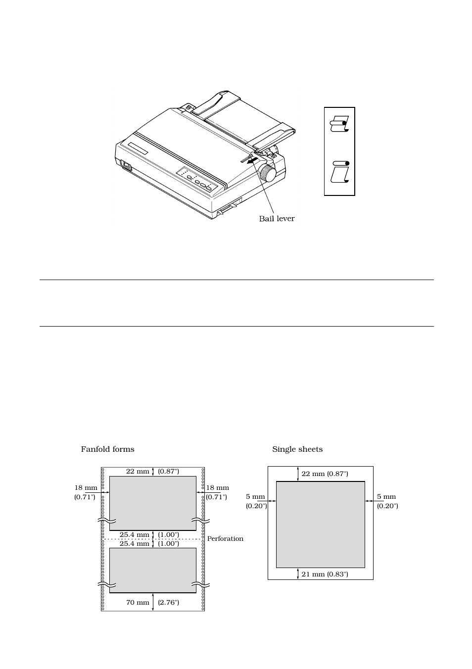 Printing on fanfold paper, 12 printer setup | Star Micronics LC-100+ User Manual | Page 20 / 88