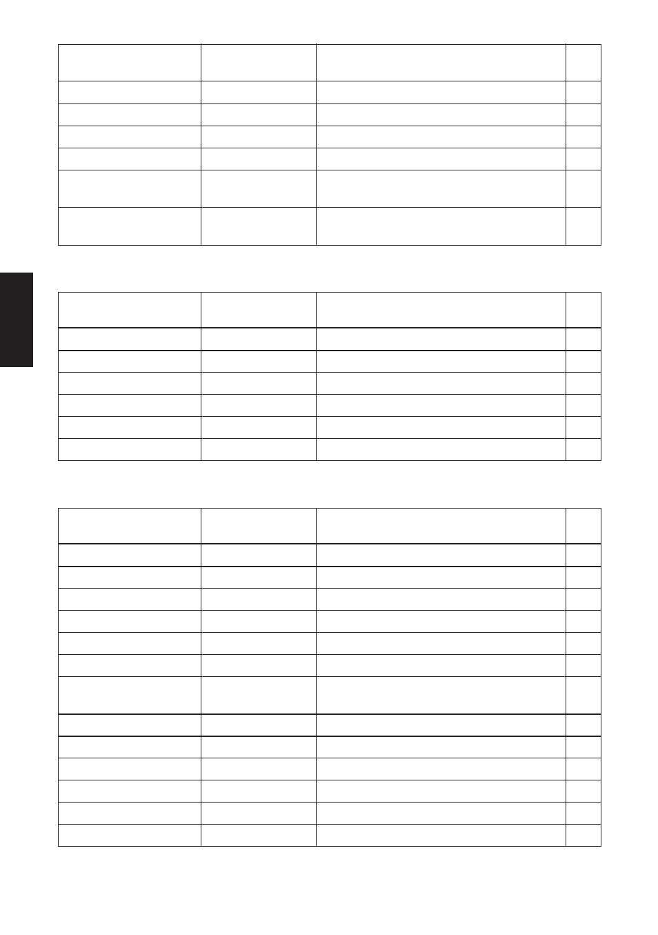 Commands to set the page format, Commands to move the print position | Star Micronics RS232 User Manual | Page 26 / 80