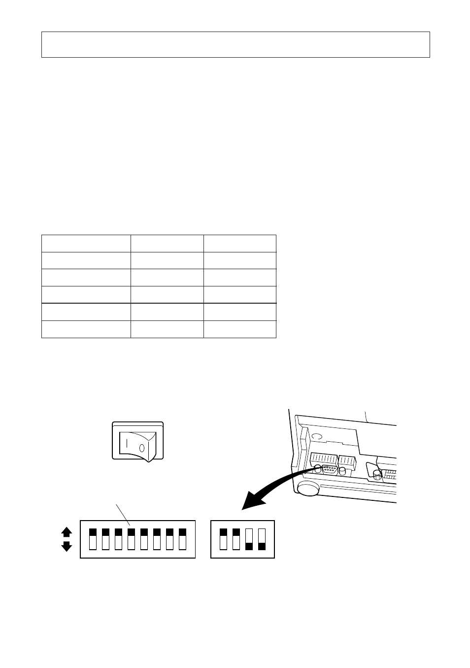 Memory switch and dip switch, 1. memory switch, 2. dip switch | Star Micronics RS232 User Manual | Page 6 / 80