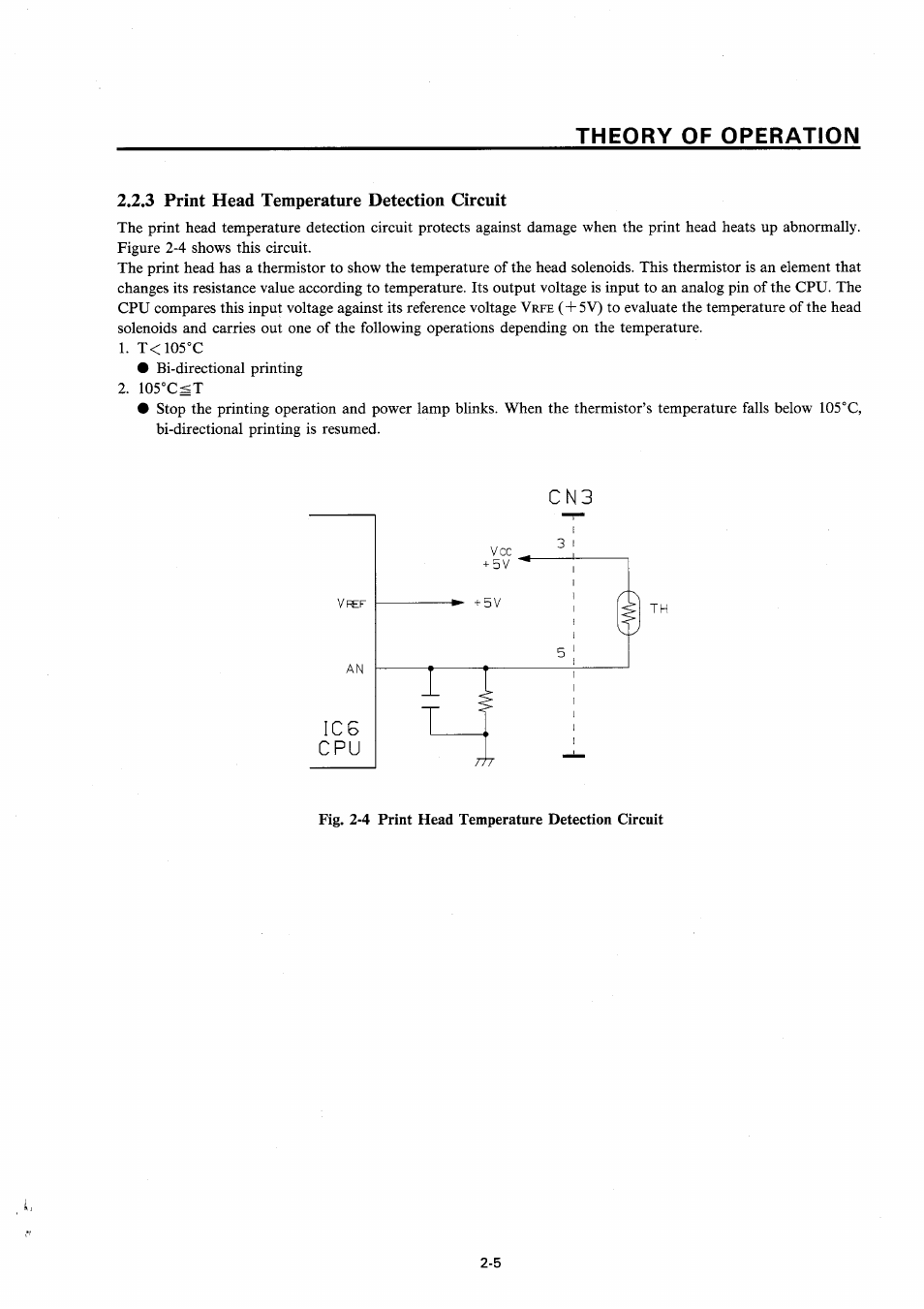 3 print head temperature detection circuit | Star Micronics SP200F SERIES User Manual | Page 15 / 90