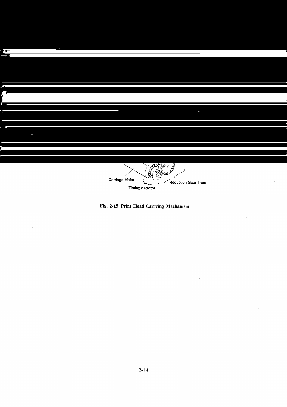 2 print head carriage mechanism | Star Micronics SP200F SERIES User Manual | Page 24 / 90