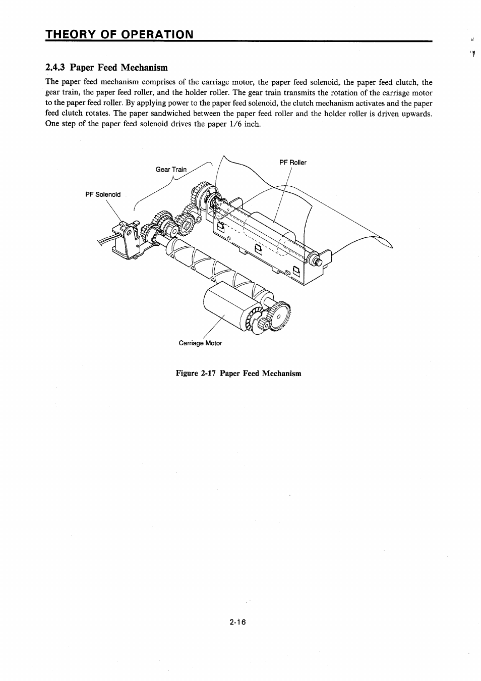 3 paper feed mechanism | Star Micronics SP200F SERIES User Manual | Page 26 / 90