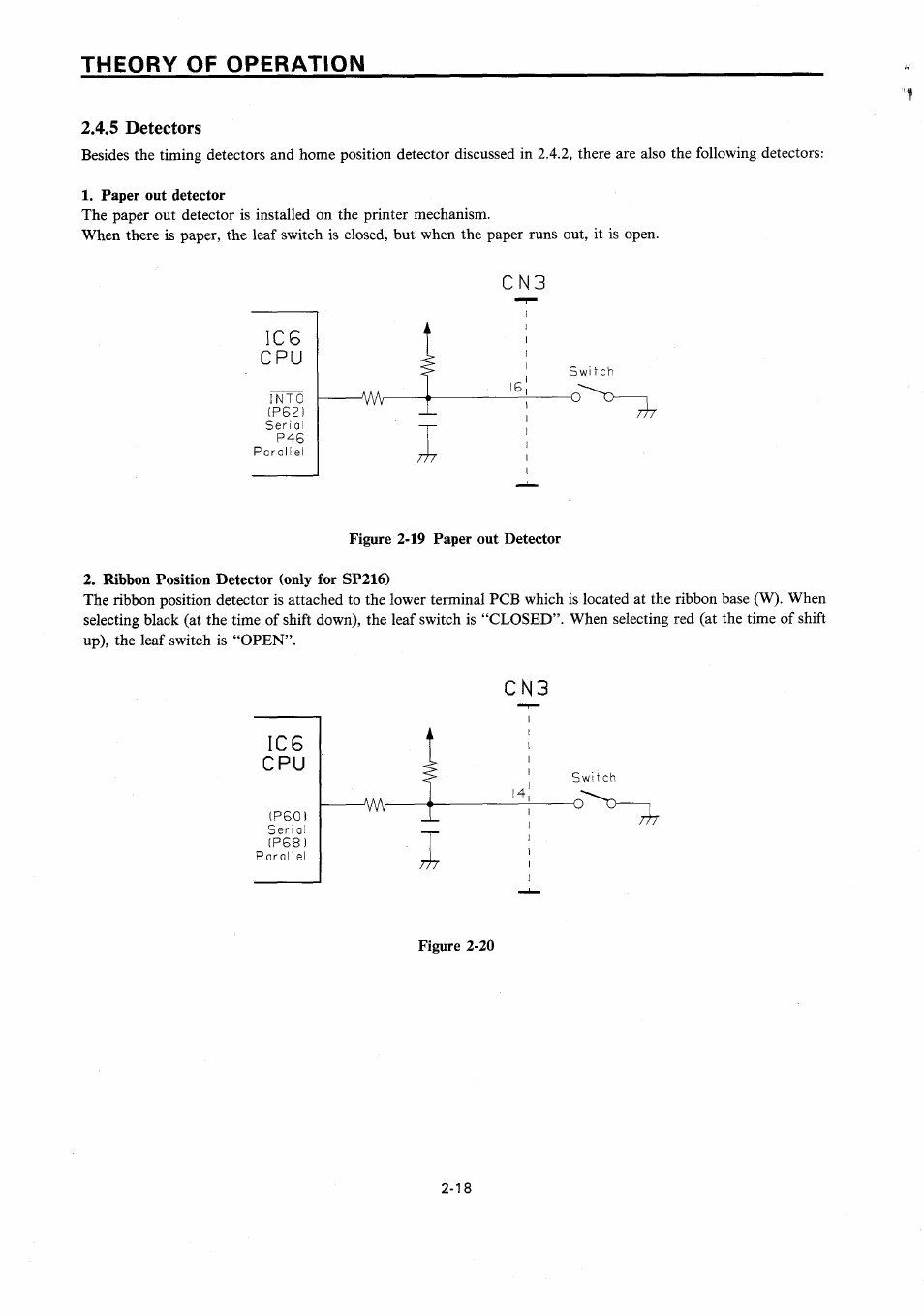 5 detectors | Star Micronics SP200F SERIES User Manual | Page 28 / 90