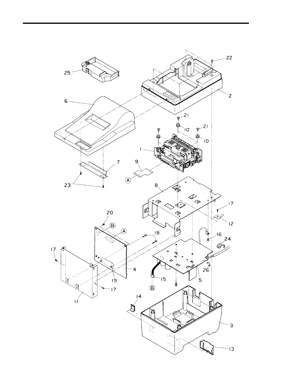 Parts list | Star Micronics SP200F SERIES User Manual | Page 57 / 90